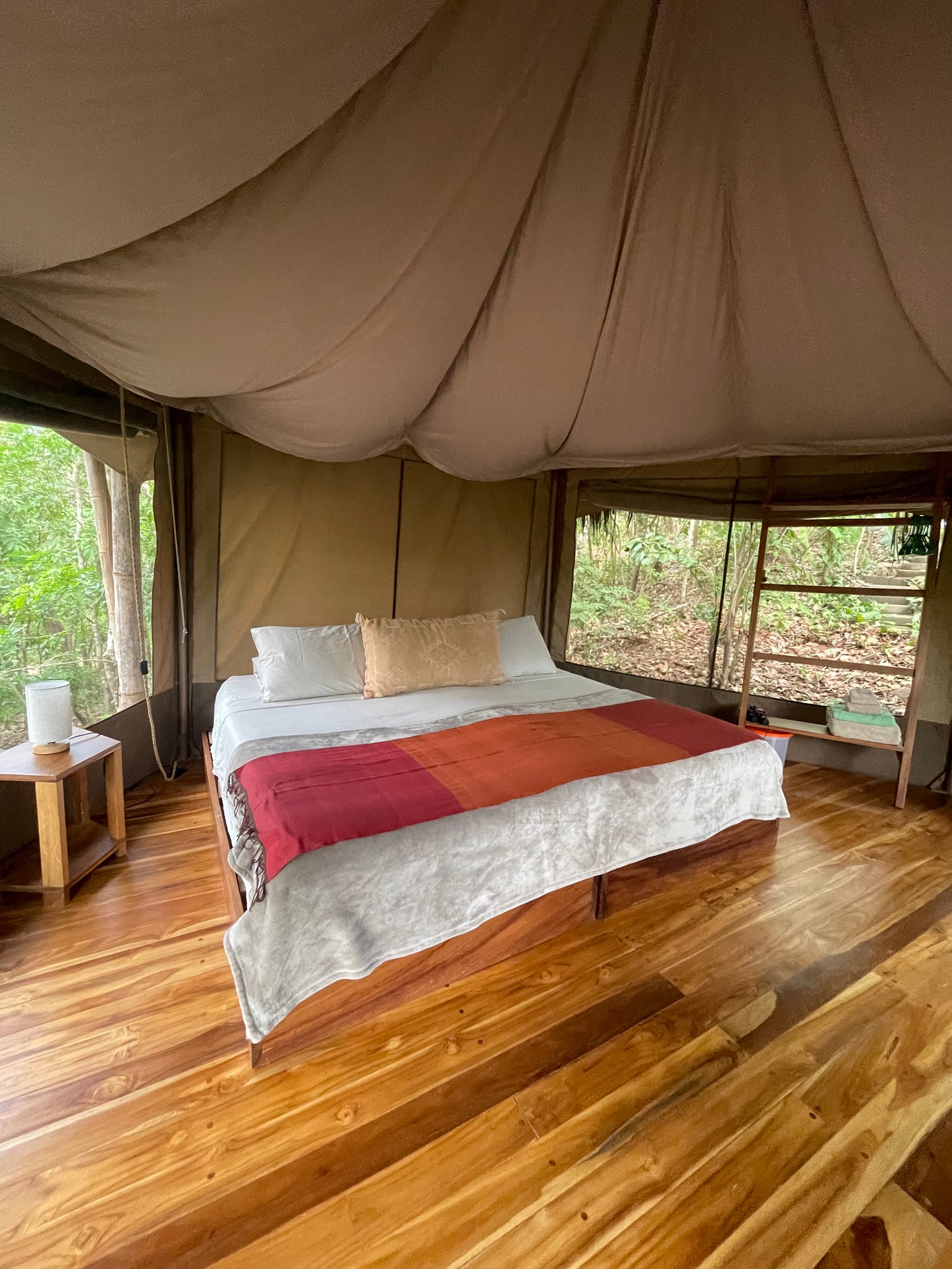 Tente de glamping